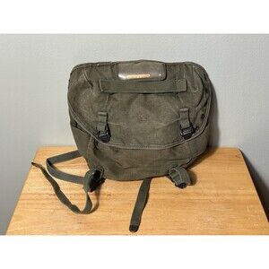 Vintage US Army M1956 Military Canvas Combat Field Bag Vietnam War Era 1960s